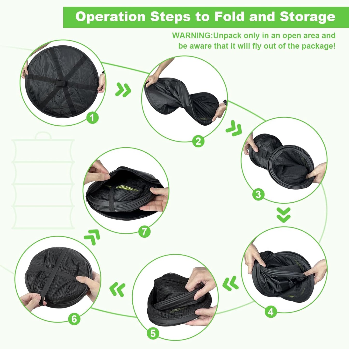 Herb Drying Rack - Mesh Drying Rack - Herb Drying Rack Hanging with Green Zipper & Garden Pruning Shears for Drying Herb - Hanging Drying Rack - Plant Drying Rack (4 Layers)