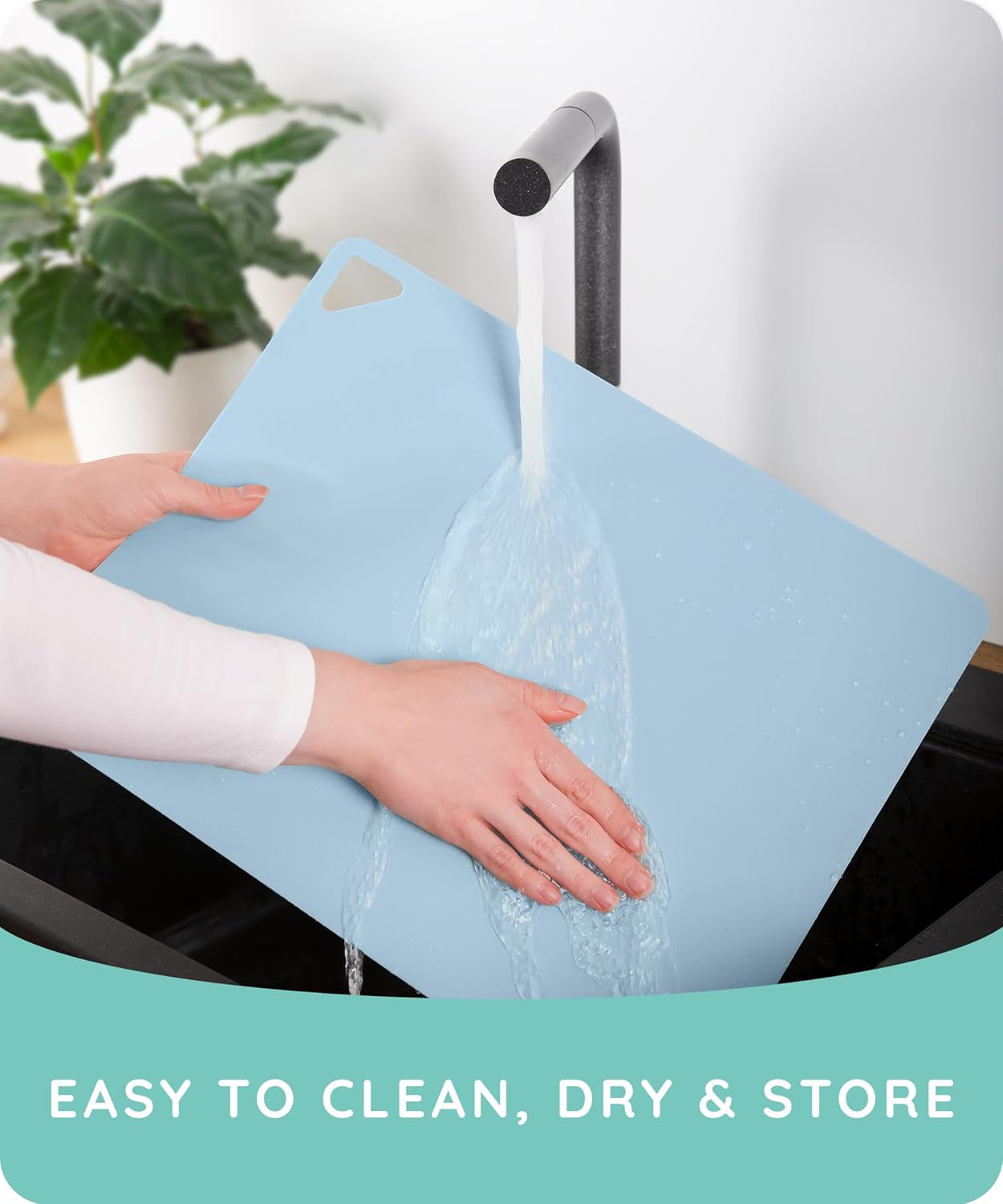 Extra Thick Flexible Cutting Boards for Kitchen, Cutting Mats for Cooking, Colored Cutting Mat Set, Non-Slip Cutting Sheets, Flexible Plastic Cutting Board Set of 3, Serving Utensils 15"x12"