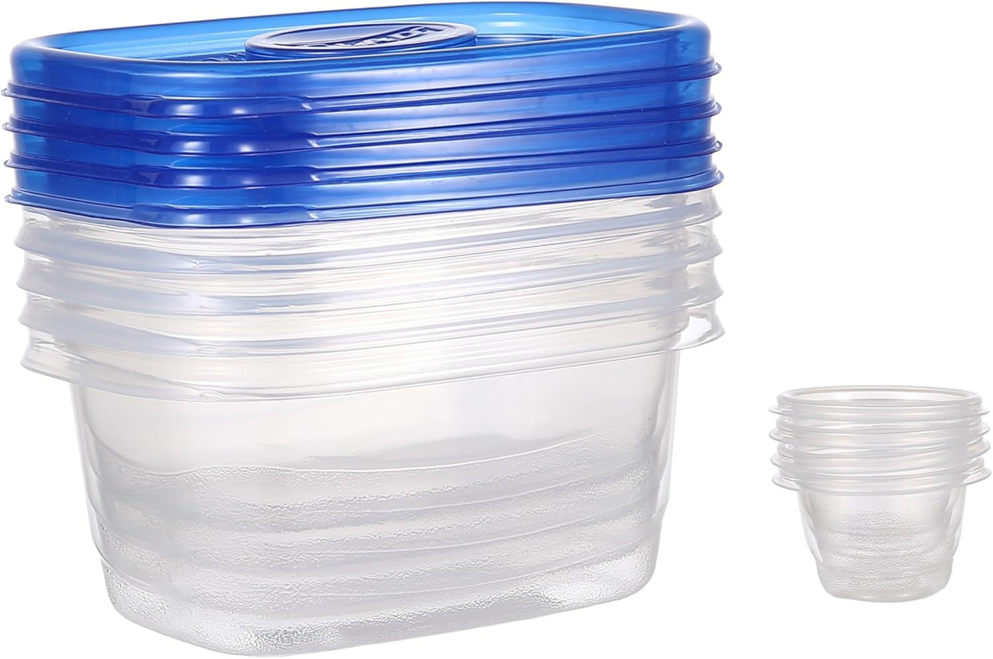 Glad GladWare To Go Snack Food Storage Containers - Medium Round - Meal Container Holds up to 24 Ounces of Food - Lock Tight Seal, 4 Count - 6 Pack