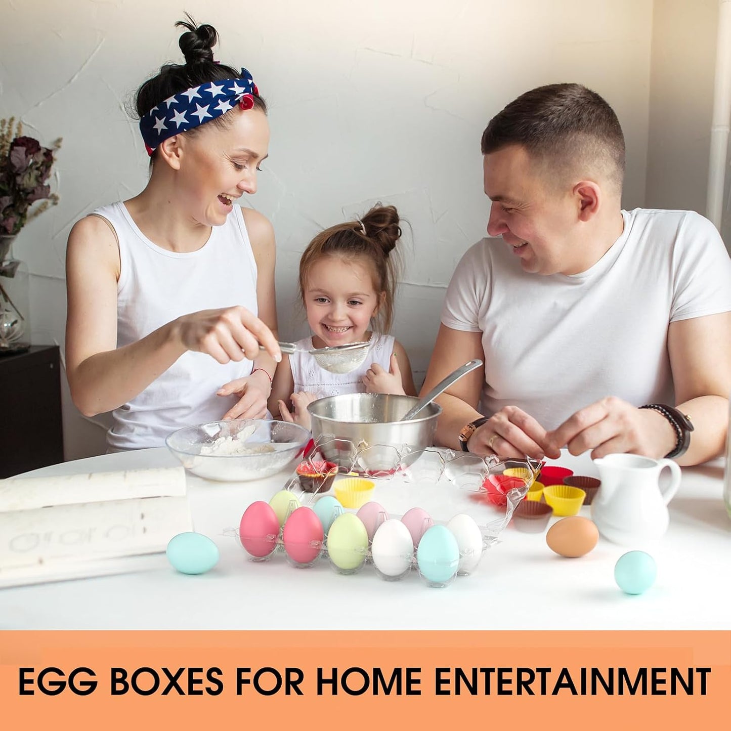 Egg Cartons Cheap Bulk 100 Pack, 1 Dozen Plastic Egg Carton for Refrigerator, Reusable Egg Container Holder for Storing, Sharing, Selling, Clear Egg Cartons for Home Ranch Farm Market-2x6 Grids