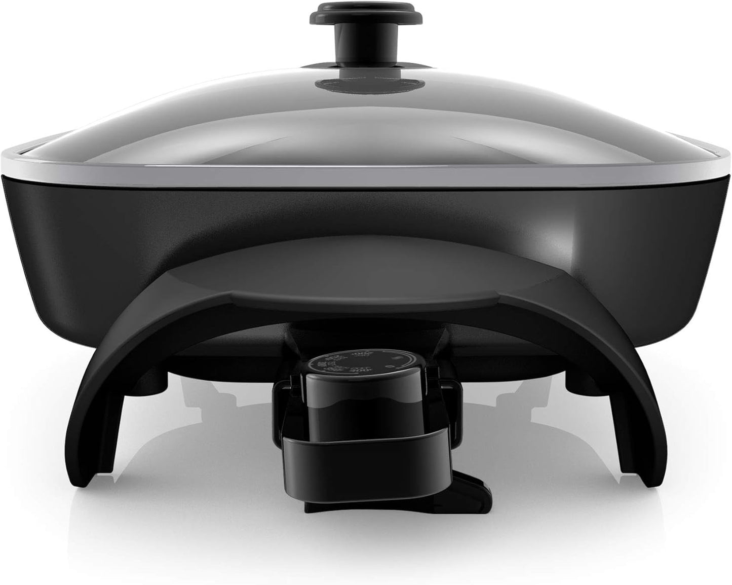 BLACK+DECKER Electric Skillet, Variable Temperature Control, Nonstick Cooking Surface, Dishwasher Safe, Tempered Glass Lid, 12"x15"