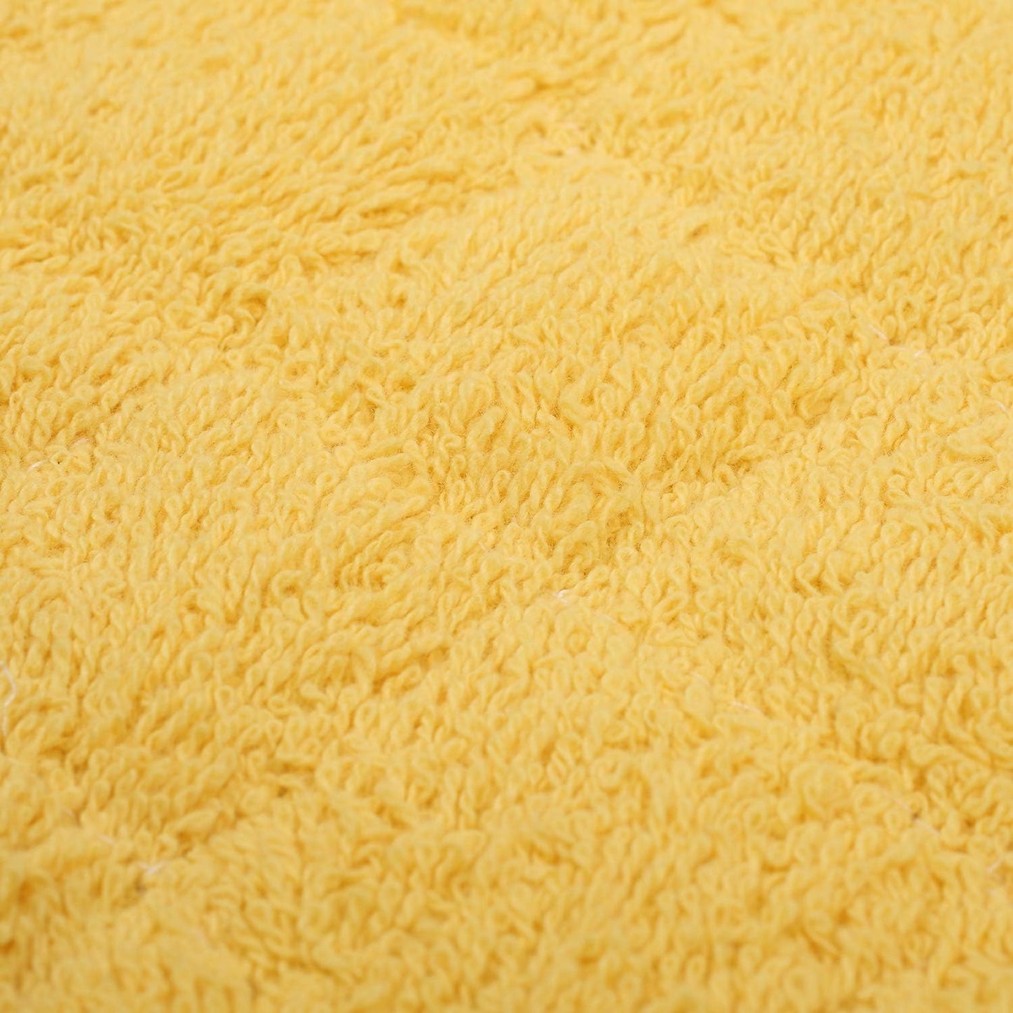 100% Cotton Kitchen Everyday Basic Terry Pot Holder Heat Resistant Coaster Potholder for Cooking and Baking Set of 5 Yellow