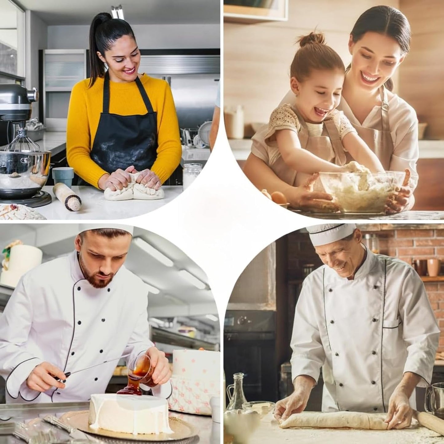 Flour Funnel for Kitchen Aid Mixer – Stand Mixer Attachment for KSM150 5-Quart Tilt-Head, Easy-Pour No-Mess Baking Tool, Fits Flour, Sugar & Egg Liquid, (Purple)