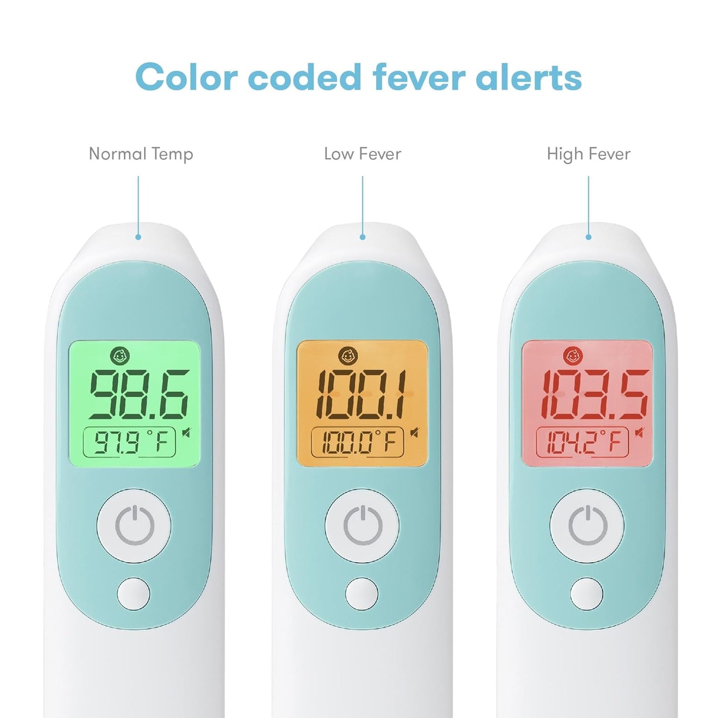 Frida Baby Thermometer, 3-in-1 Infrared Thermometer for Ear, Forehead & Touchless, Fever Thermometer for Baby, Infants, Toddlers, Kids & Adults