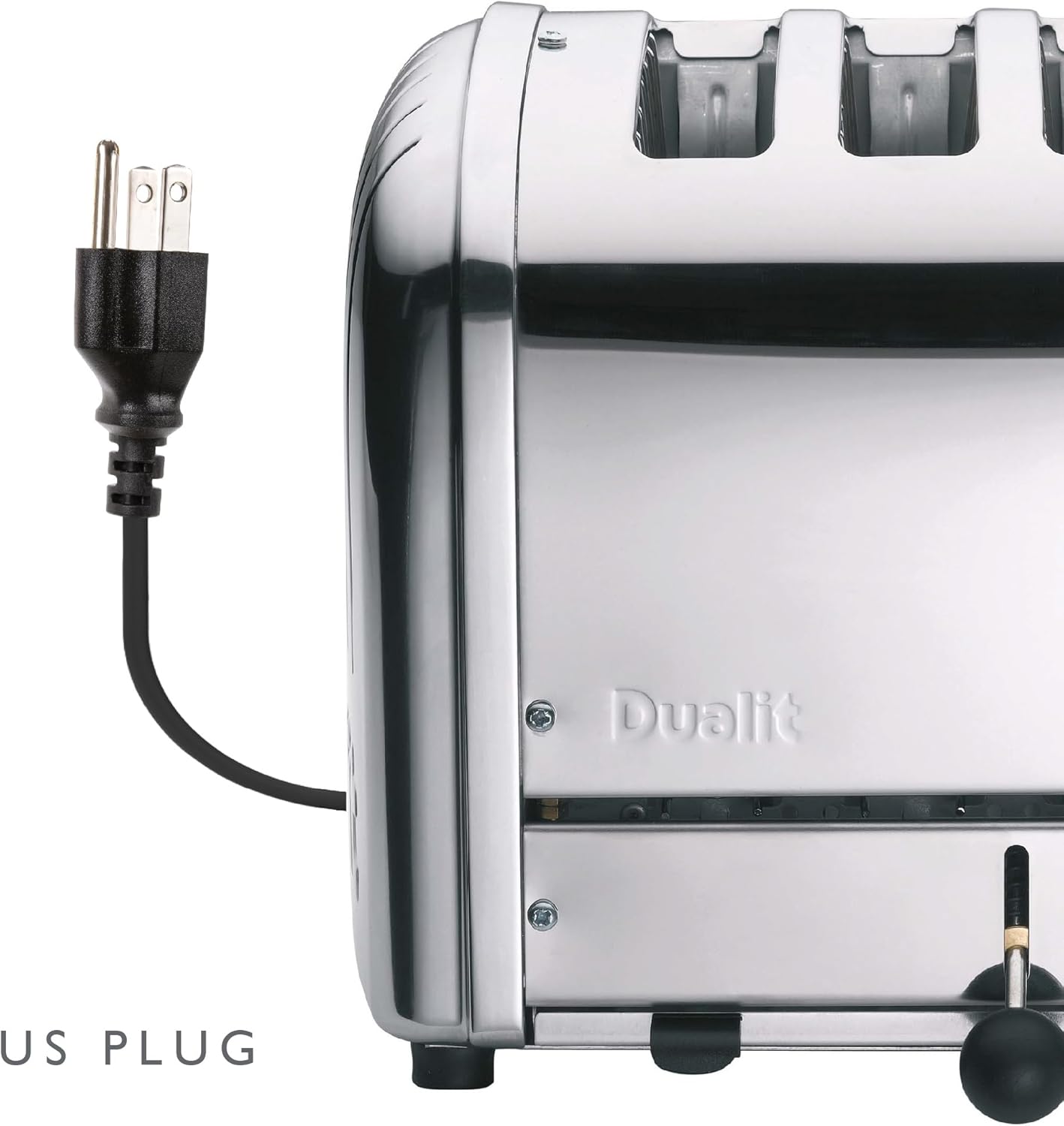 Dualit Classic 4 Slice NewGen Toaster - Stainless Steel - Hand Built in the UK - Replaceable ProHeat elements - Defrost Bread - Mechanical Timer - Polished Classic Toaster