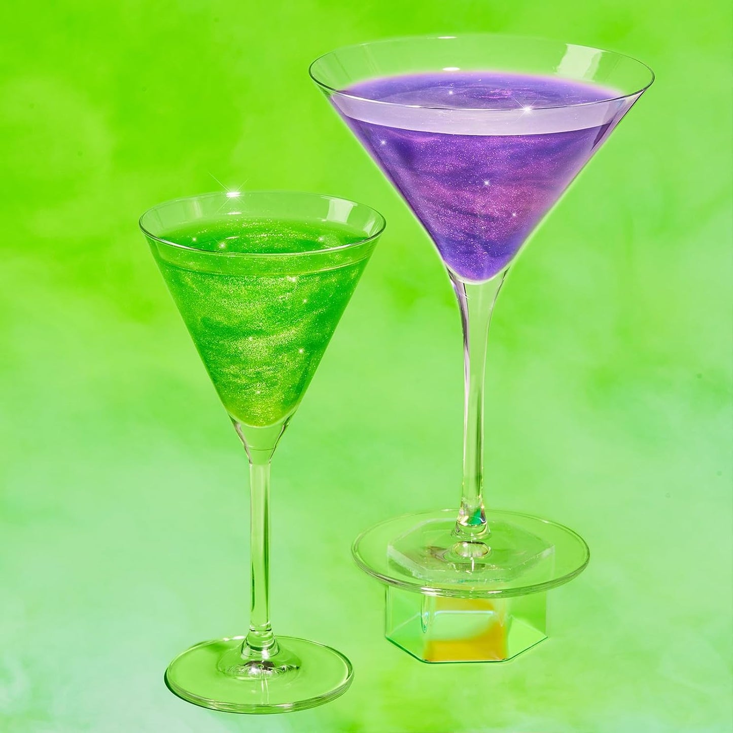 Fancy Sprinkles Limited Edition Halloween Frankenshine Edible Glitter Packets Portable & On-The-Go for Sparkling Drinks, Champagne, Cocktails, Wine, Beer, & more. (1 Pack)