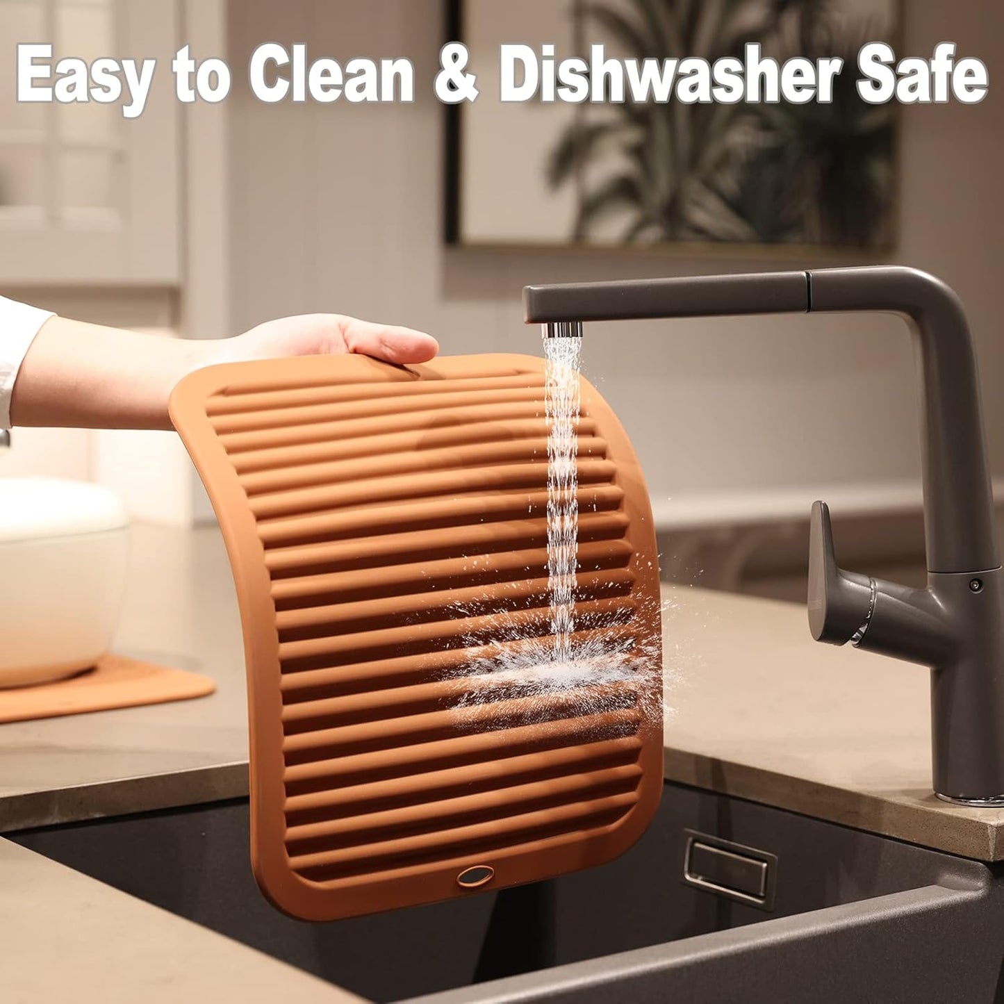 Joyhalo Silicone Trivet Mats Pot Holder Hot Pads Plate Holder Gripper Pad Garlic Peeler Drying Mat Coasters