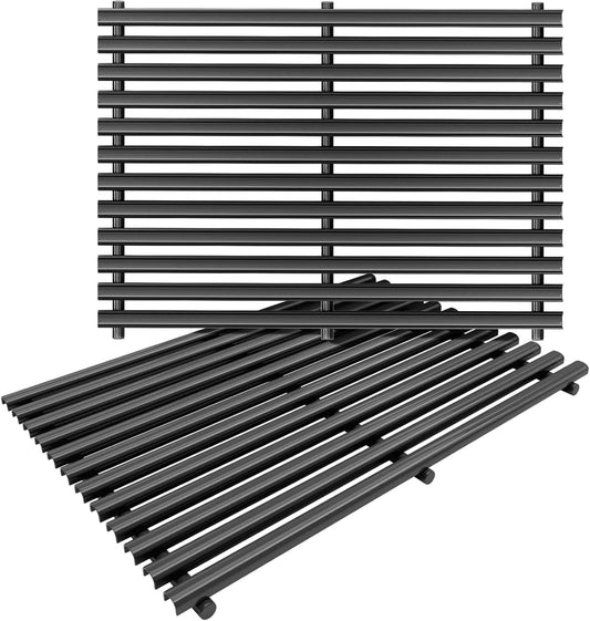 DELSbbq 17.4" x 11.8" Grill Cooking Grates for Weber Spirit 300, Spirit 700, Genesis Silver B/C, Genesis Gold B/C, Genesis Platinum B/C, Genesis 1000-3500,Grill Grates Replacement for 7525 7526 7638