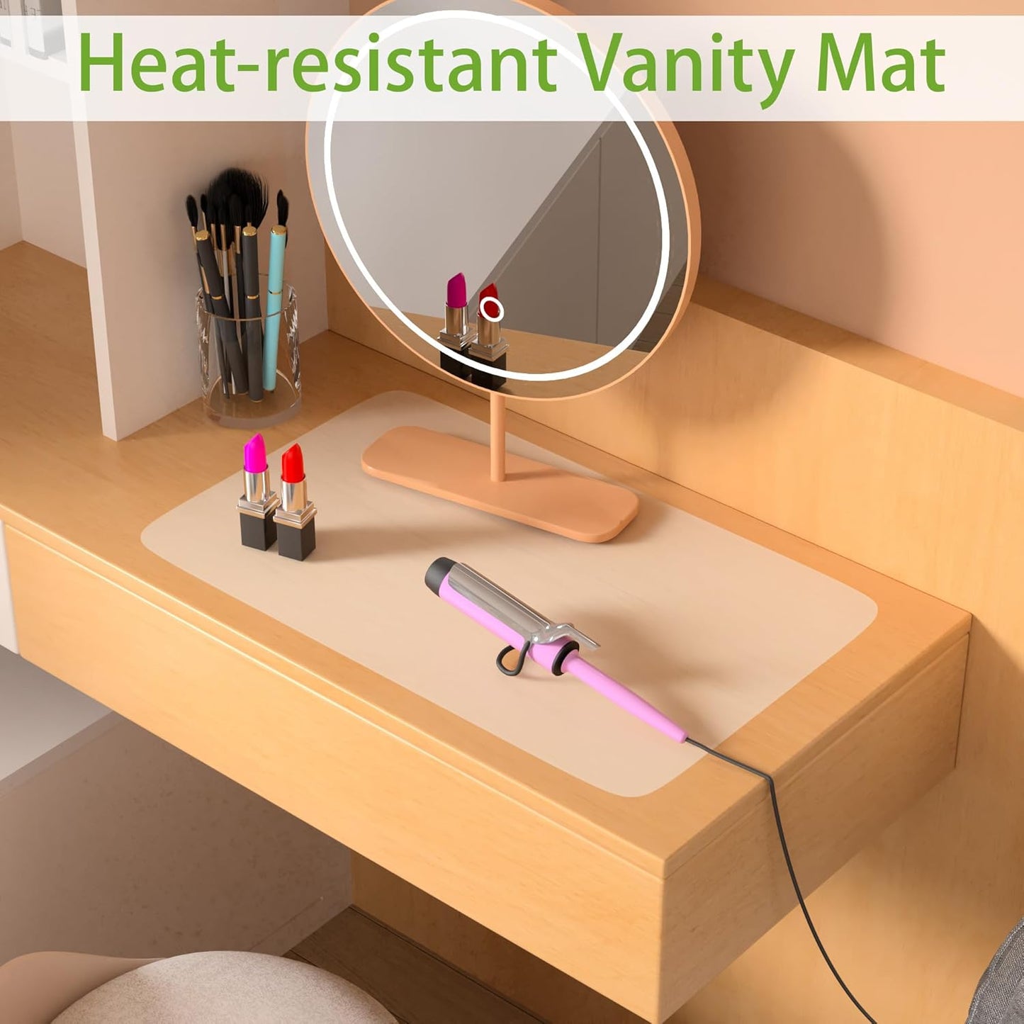 Large Clear Silicone Mats for Countertop: 1/25 x 23.6 x 35.5 Inch Translucent Non-Slip Baking Mat for Pastry - Heat Resistant Non Stick Sheet for Counter Protector