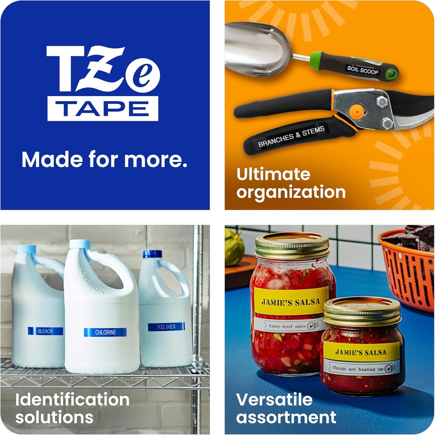 Brother P-Touch TZe-M31 Black Print on Premium Matte Clear Laminated Tape 12mm (0.47”) Wide x 8m (26.2’) Long, TZEM31