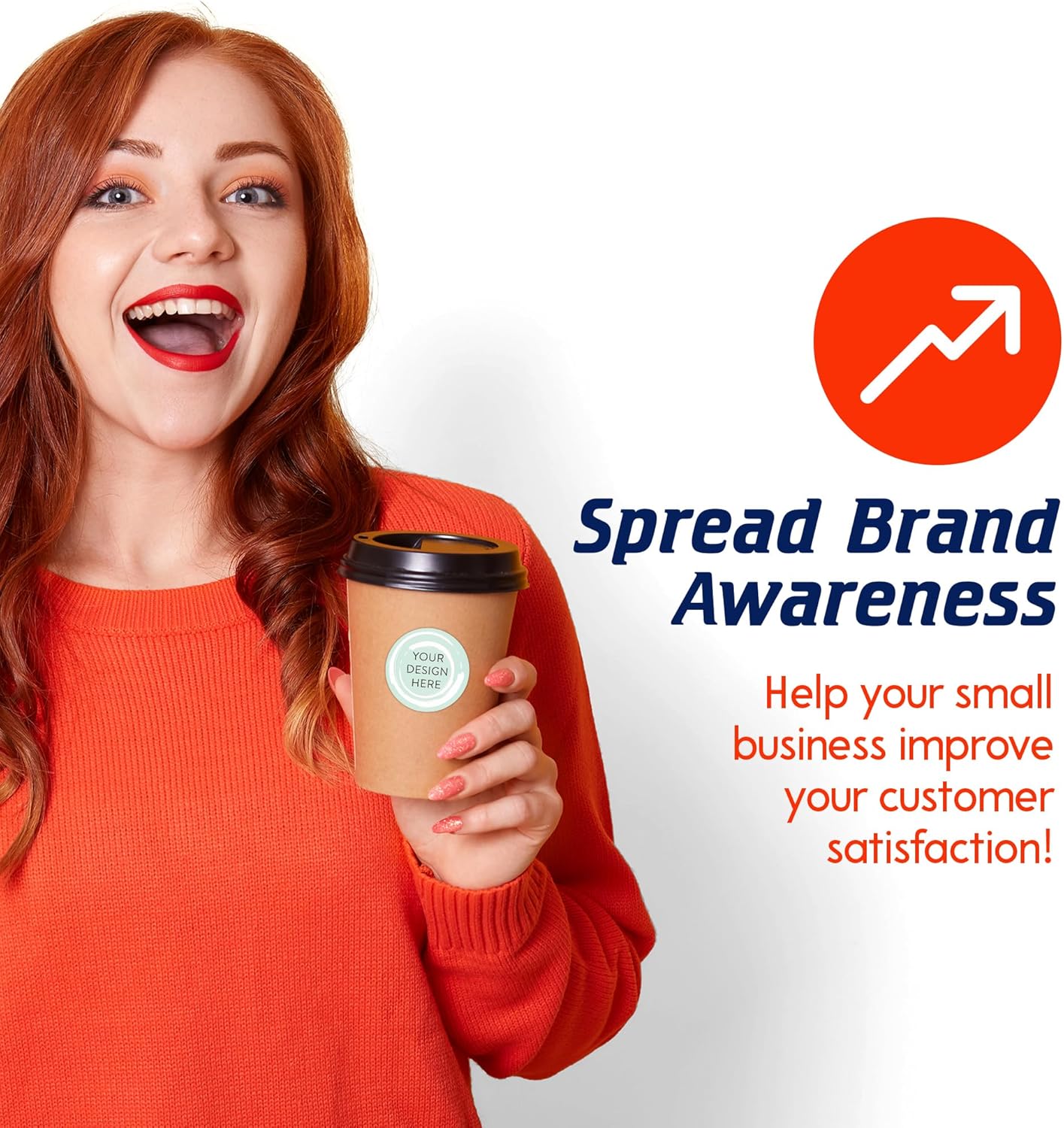 100 Custom Vinyl Stickers - Upload Your own Image, Text, Design, Logo - Personalized Logo Labels for Handmade, Packaging, Bottle, Jars, Candle, Brand Stickers (Mint, 1.5x1.5)