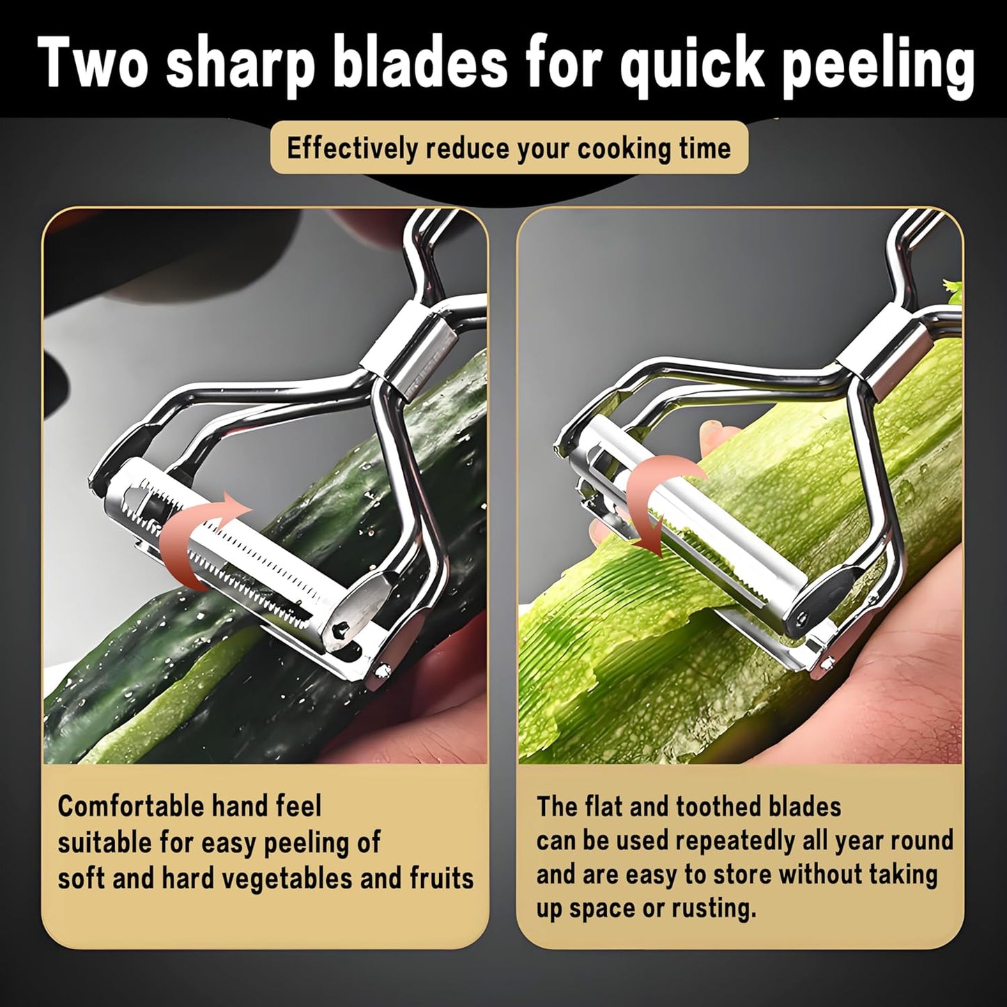 Best Vegetable Carrot Potato Peelers for Kitchen, Just Like Mom's old steel Fruits Peeler (steel)