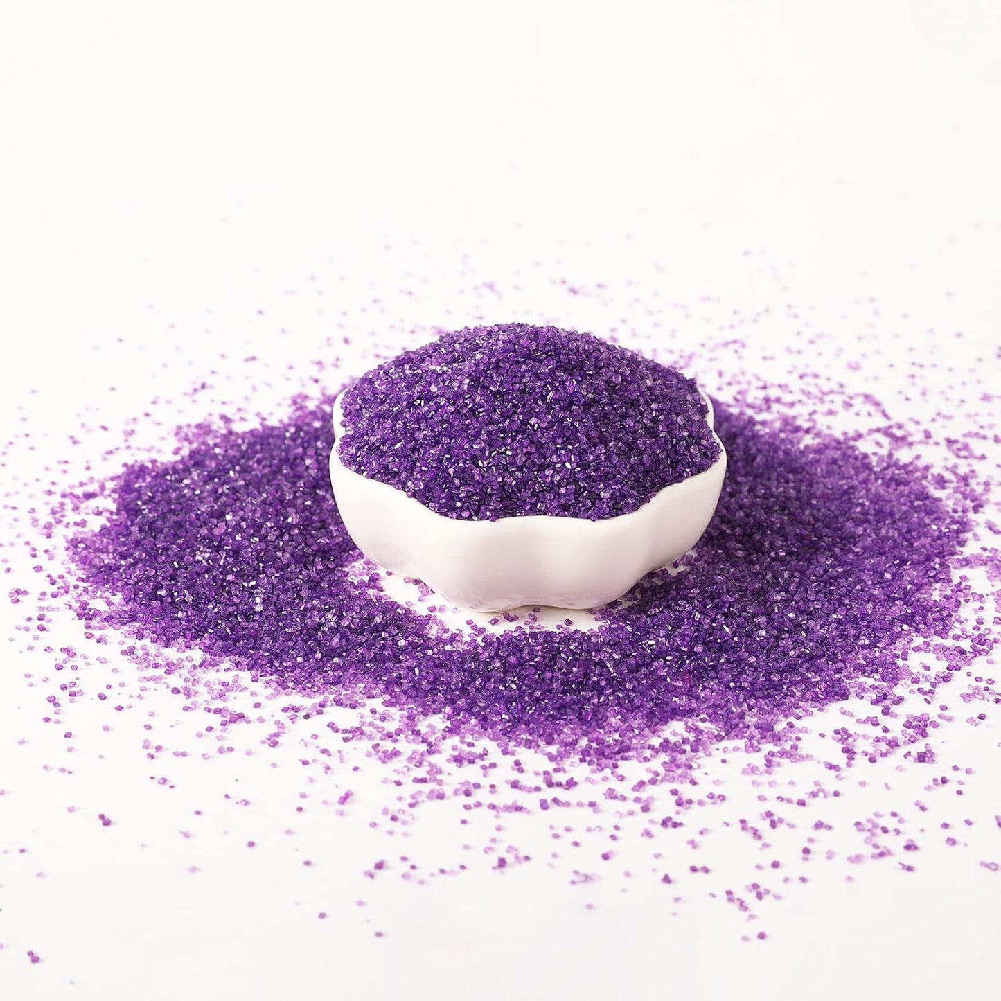 Kasvan Purple Sanding Sugar Sprinkles - Edible Sugar Crystals, Baking Cake Decorations, Ice Cream Toppings cupcake Decorating, Wedding Party Chirstmas Supplies, 85g/3.2oz