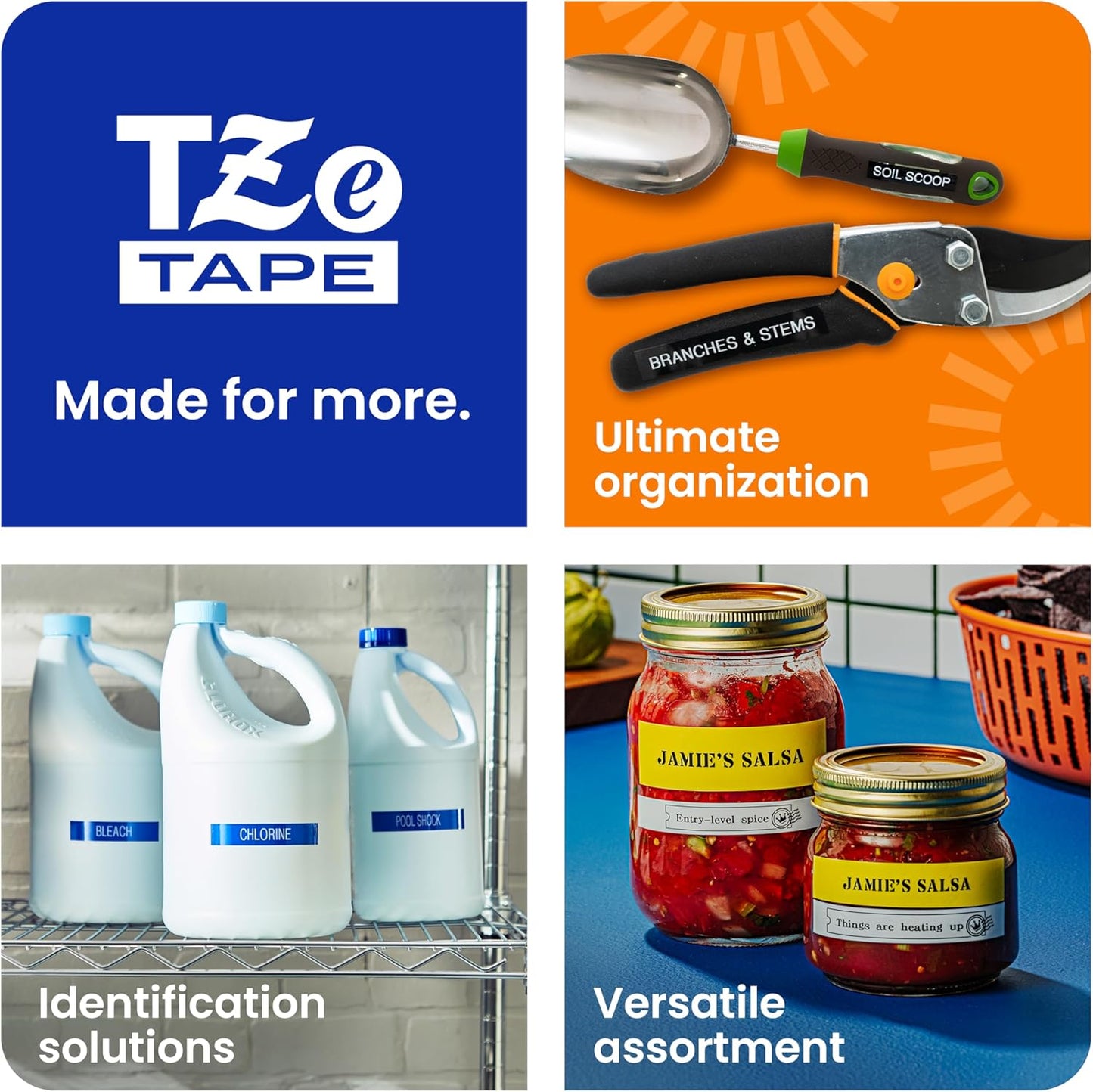 Brother Genuine P-Touch, TZe-6312PK Tape ½” (12mm) 2-Pack Laminated P-Touch Tape, Black On Yellow Perfect for Indoor Or Outdoor Use, Water Resistant, 26.2 Ft. (8M)