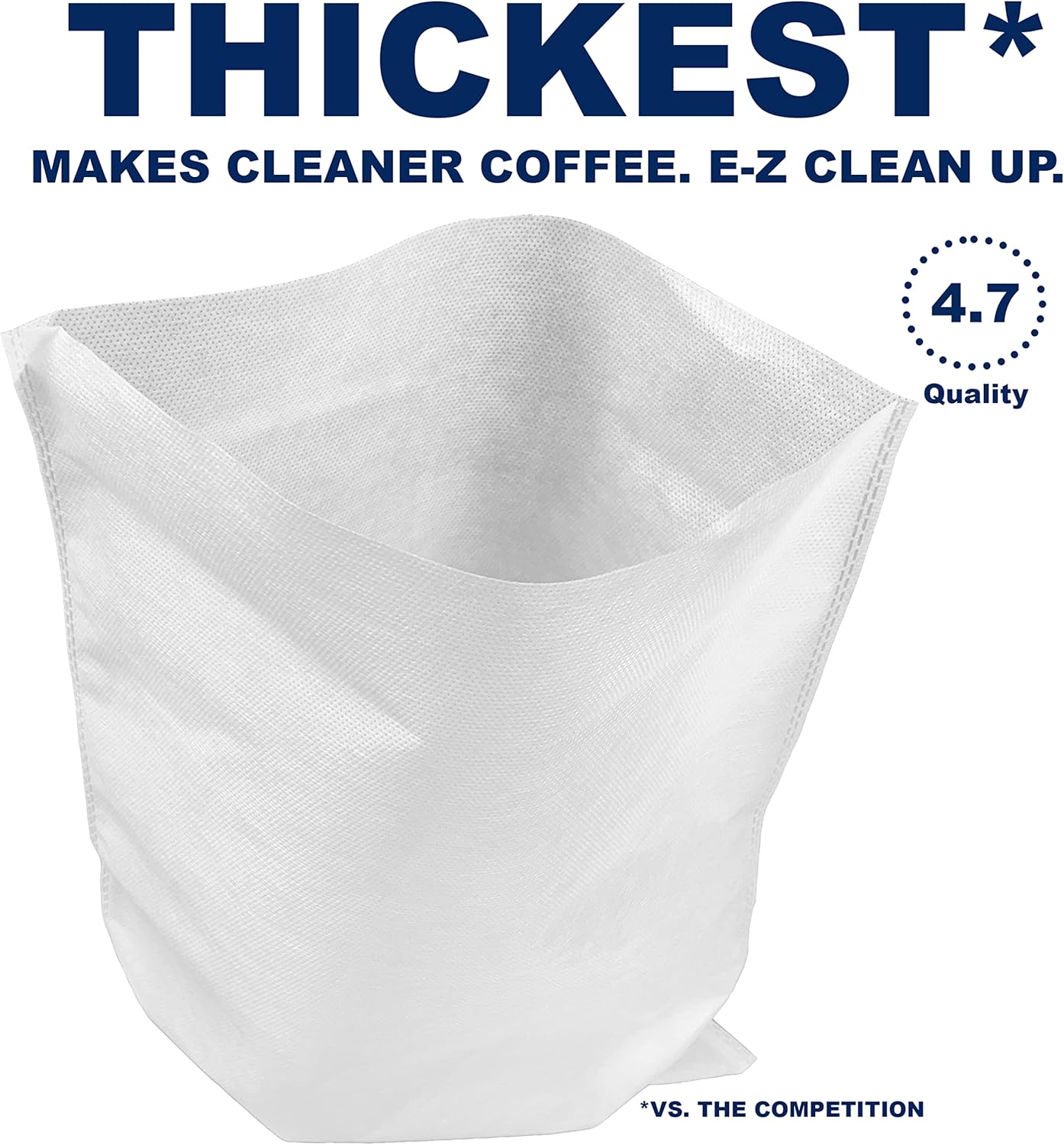 (50 Pack) Cold Brew Coffee Filters, 12" x 13" Compatible With Leading Cold Brew Coffee Makers