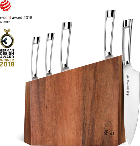 Cangshan N1 Series 59205 6-Piece German Steel Forged Knife Block Set, Oprah's Favorite Things 2017