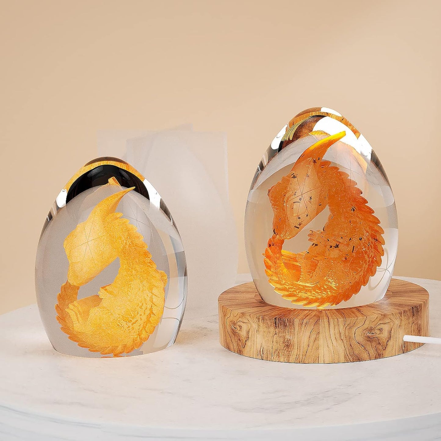 Dragon Mold Type-A Dragon Mold Dragon Egg Resin Mold Dinosaur Mold Candle Mold Lava Dragon Egg Silicone Mold for Resin Cake Mold Clay Resin Making Molds Candle Making Molds Craft Supplies