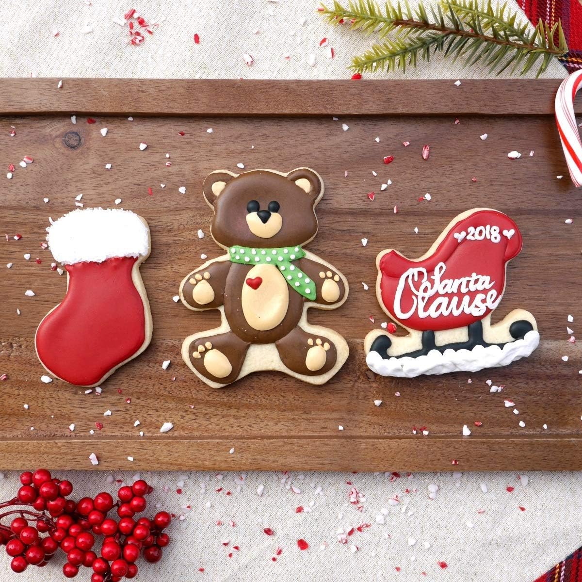 Teddy Bear Cookie Cutter – Sharp & Secure Stainless Steel Cooking Utensils – A Fun Fit for Sandwiches, Pancakes & Fruits – Dishwasher-Safe Bakery Supplies by Sweet Cookie Crumbs (4.0” T x 3.1” W)