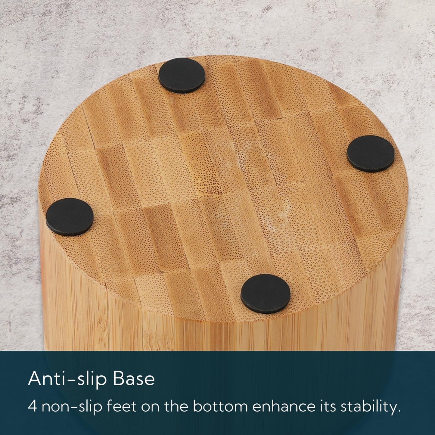 KITCHENDAO Bamboo Salt Cellar Bowl Box Container with Built-in Spoon, Elegant Kitchen Salt Dish Holder Saver Jar with Swivel Magnetic Lid to Storage Pepper Spice, 6OZ