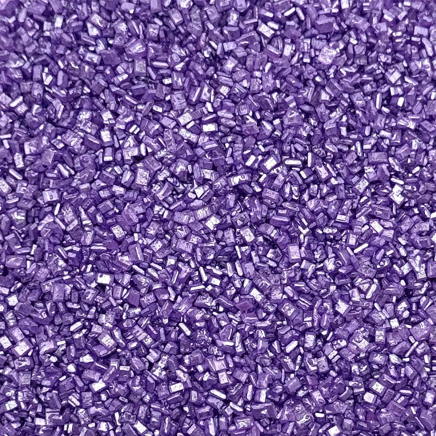 Fancy Sprinkles Amethyst Purple Fancy Sugar Pearlescent, Sparkly Sugar Crystals (8 OZ)