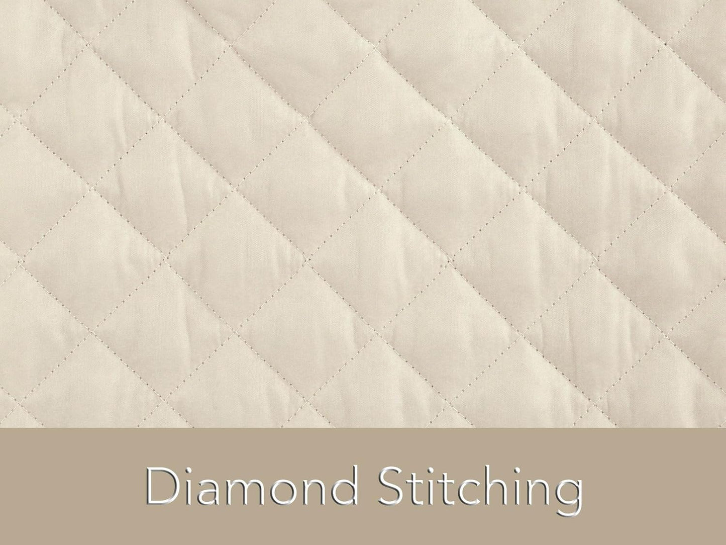 Covermates Keepsakes - Dish Storage - Padded Protection - ID Window - Stain Resistant - Machine Washable - China Storage, Cream