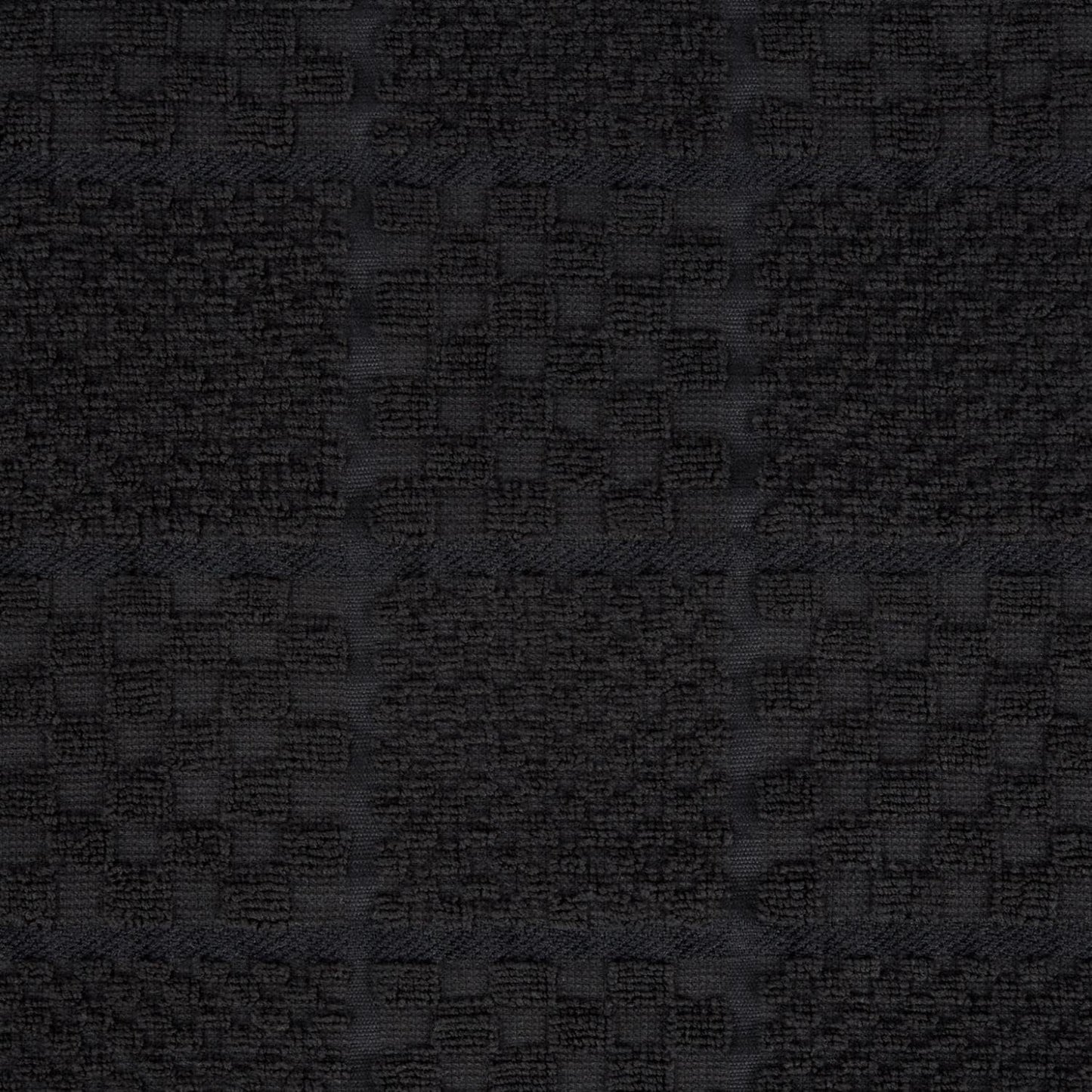 KitchenAid Quilted Cotton Terry Cloth Oven Mitt, Pot Holder Heat Resistant, 16"x26", 7"x13" & 7"x10", Matte Black