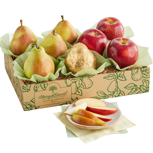 Harry & David Pears And Apples, Royal Riviera Pears, Gift Basket With Fruit, Fall Fruit Basket, Healthy Gift Basket