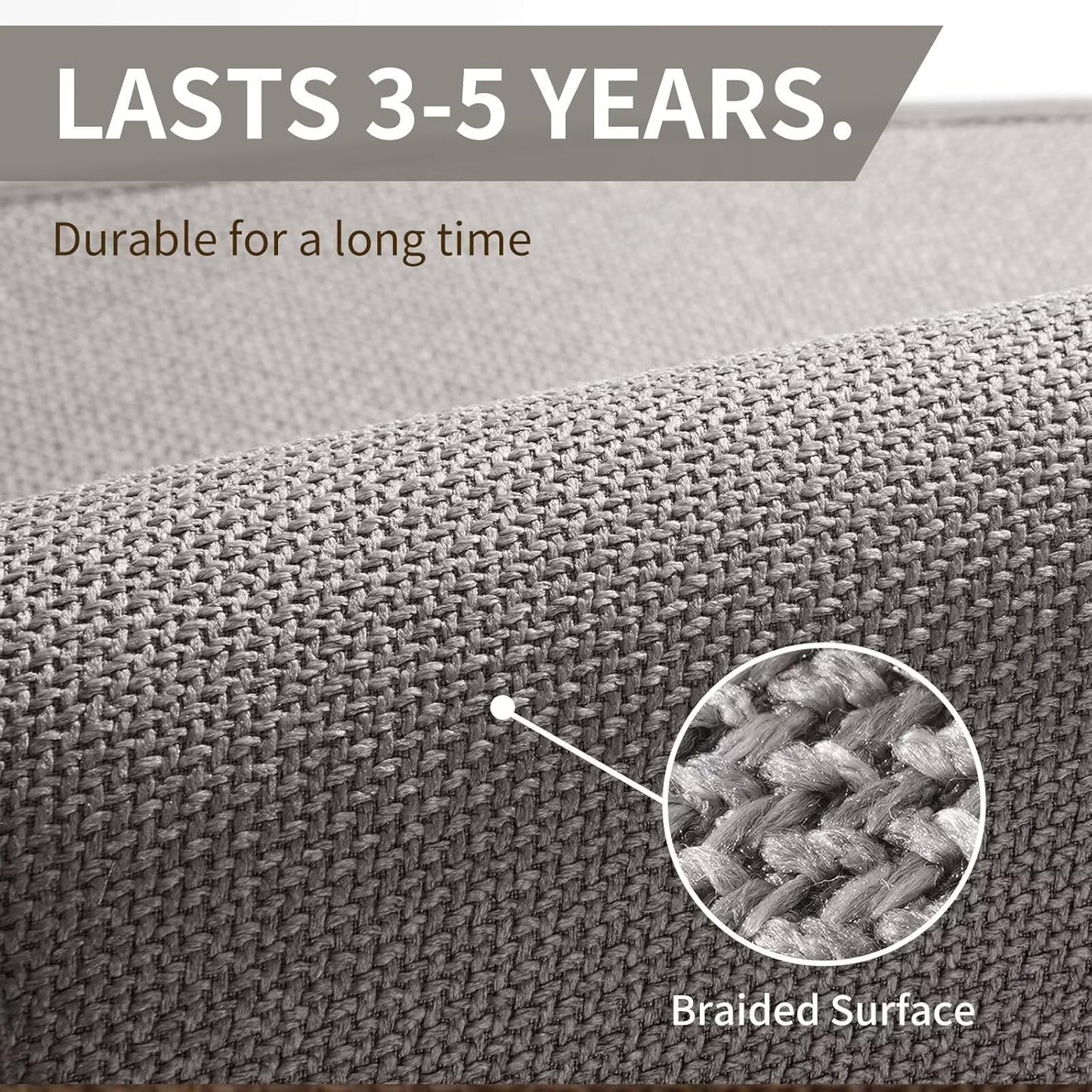 Kitchen Mat Set of 2 PCS, Cushioned Non Slip Rugs for Kitchen Floor, Absorbent Runner Comfort Standing Mats Washable for Kitchen, Office, Home Grey 17x30+17x47