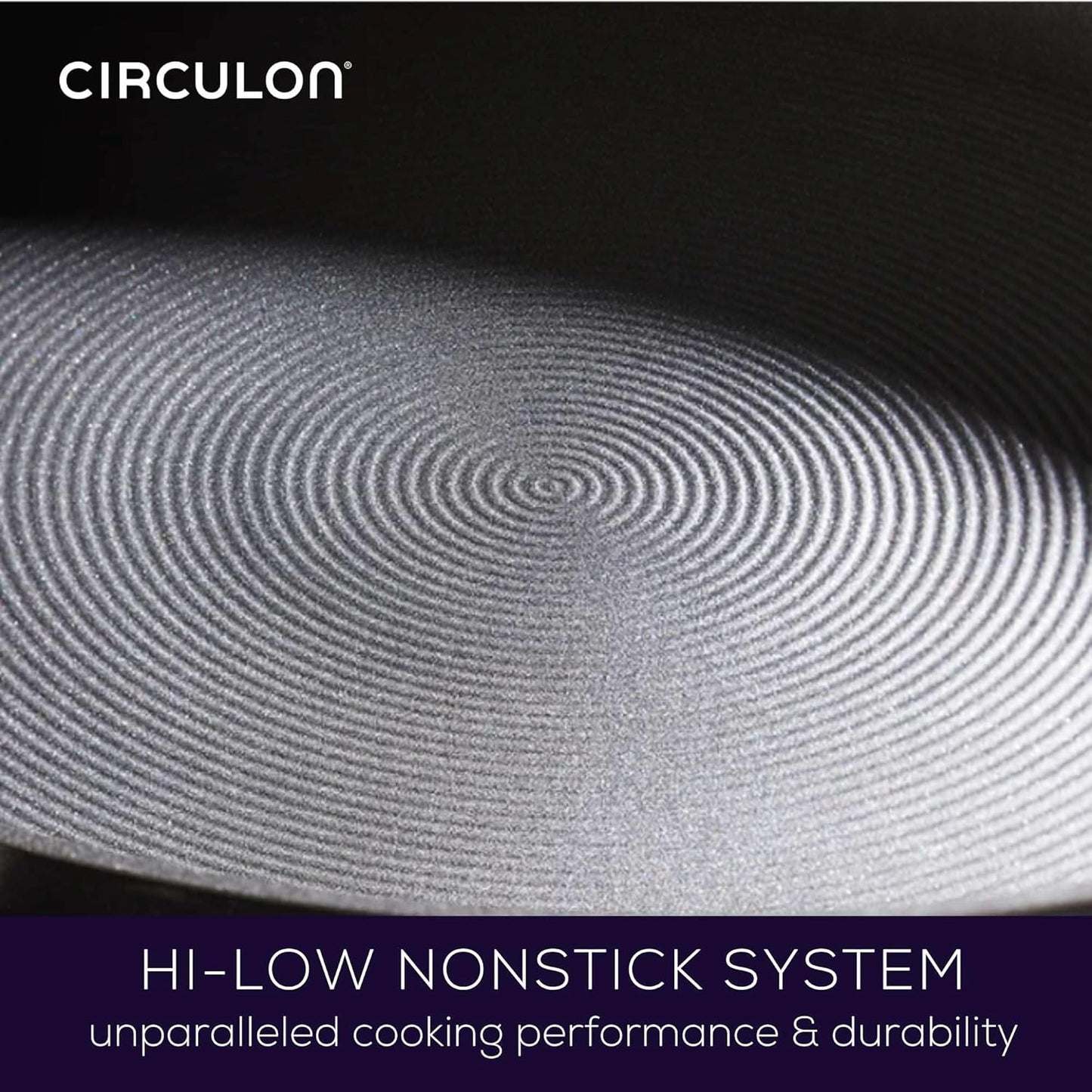 Circulon 83905 Radiance [hard anodized] Nonstick Frying pan set / Skillet Set - 8.5 Inch and 10 Inch, Gray