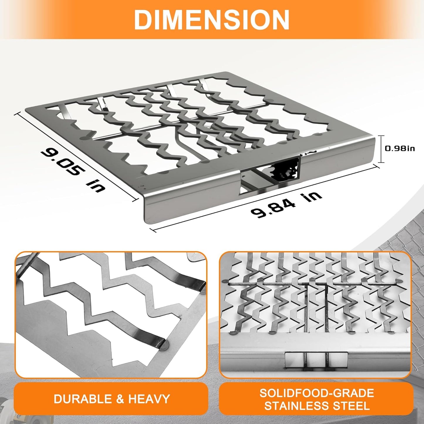 Charcoal Grate Grill Barbecue Grills Compatible with Masterbuilt Gravity Series 560 800 1050, Camping Grill Grates for Digital Charcoal Grill and Smokers