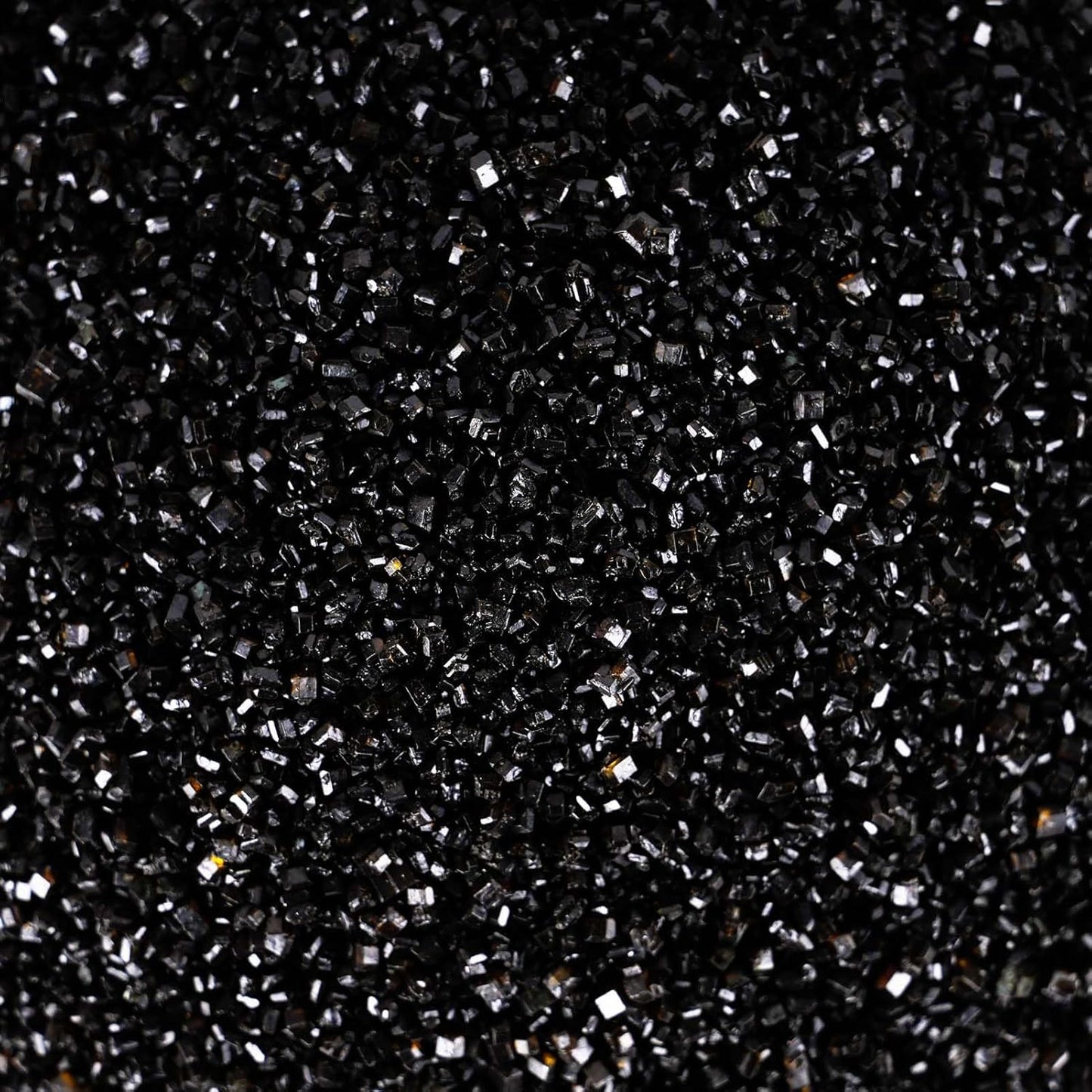 Kasvan Sanding Sugar Sprinkles - Edible Sugar Crystals, Baking Cake Decorations, Ice Cream Toppings cupcake Decorating, Wedding Party Chirstmas Supplies, 85g/3.2oz (Black)