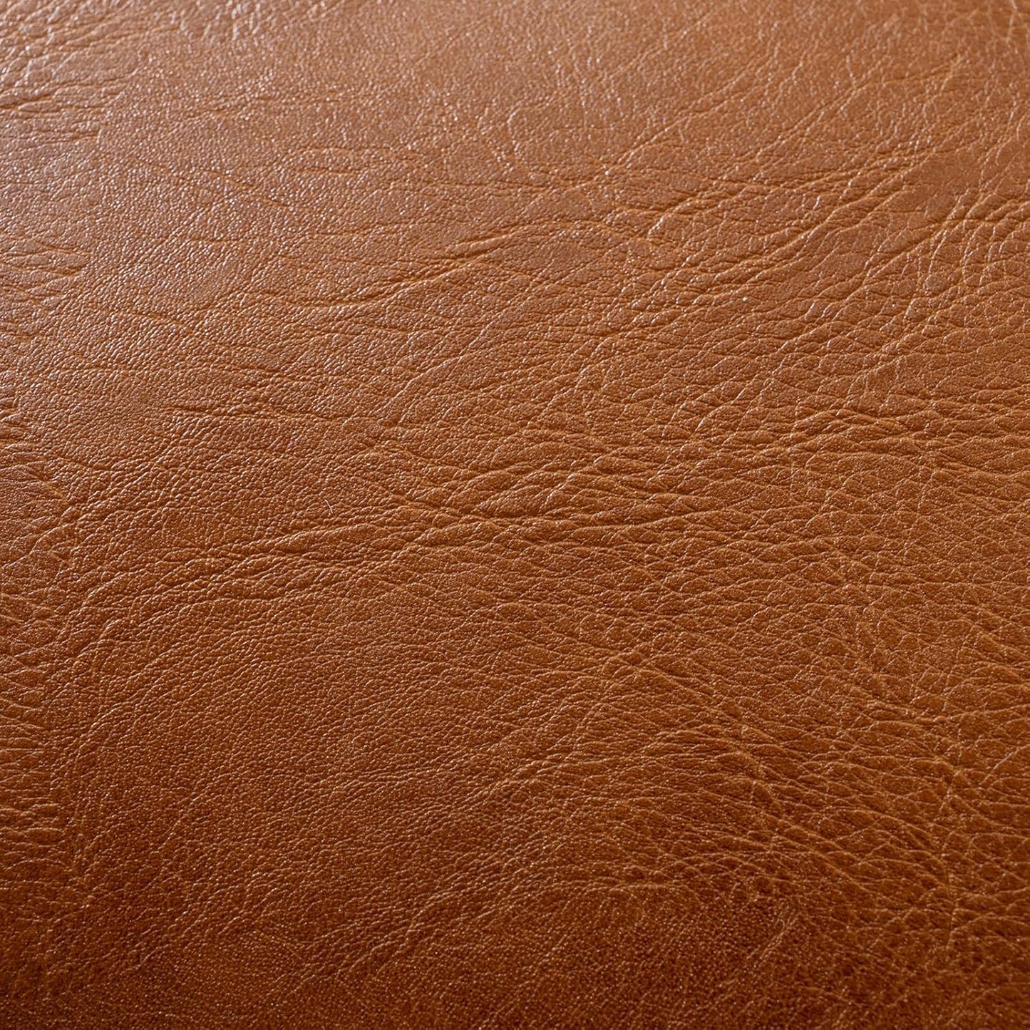 Fancy Homi Brown Boho Long Lumbar Faux Leather Body Decorative Throw Pillow Cover 12x40 Inch for Bedroom Couch Bed Bench, Thick Stylish Solid Rectangle Pillowcase, Rustic Modern Farmhouse Room Decor