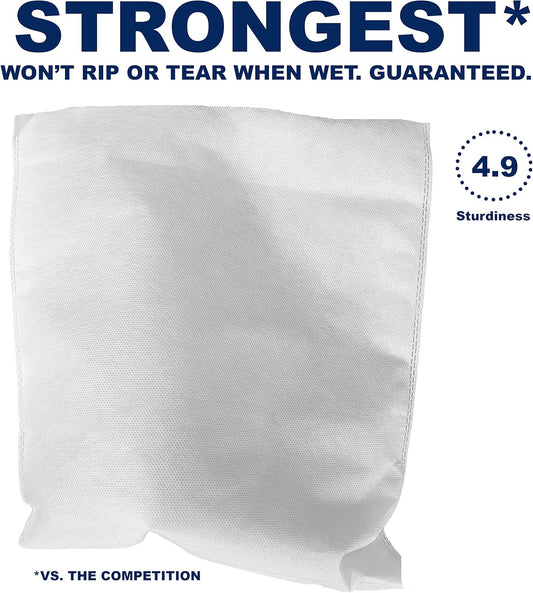 (50 Pack) Cold Brew Coffee Filters, 12" x 13" Compatible With Leading Cold Brew Coffee Makers