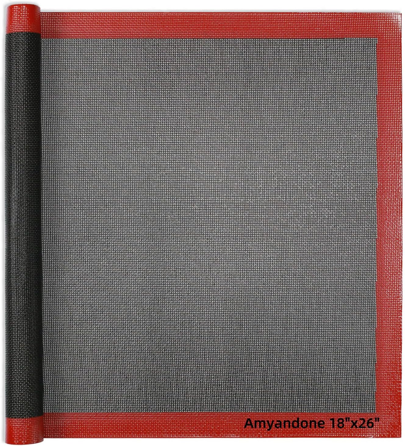 Perforated Silicone Baking Mat for Full Size Sheet Pan, Non-Stick Eclair Baking Mat for 18x26 Commercial Pan, Reusable Cookie Sheet Liner for Commercial Oven Use 1 PCS