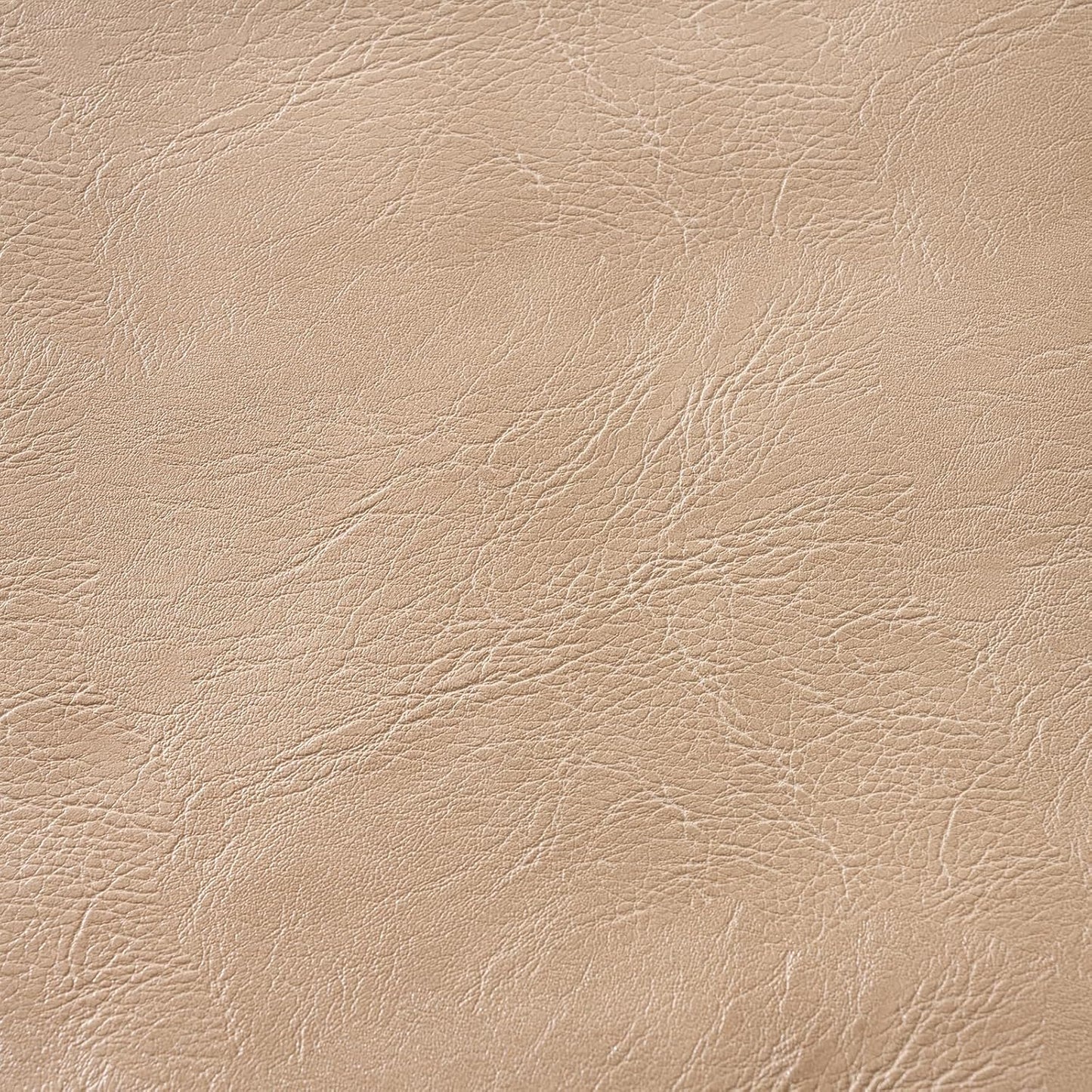 Fancy Homi Tan Long Lumbar Faux Leather Body Decorative Throw Pillow Cover 14x36 Inch for Bedroom Couch Bed Bench, Thick Beige Solid Rectangular Waterproof Cushion Case, Boho Farmhouse Room Decor